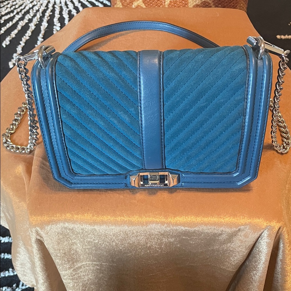Rebecca Minkoff Chevron Quilted Love Crossbody